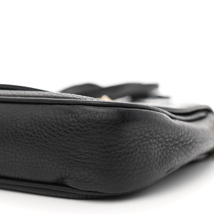 Gucci Pebbled Calfskin Medium Soho Flap Crossbody Black 10 of 10