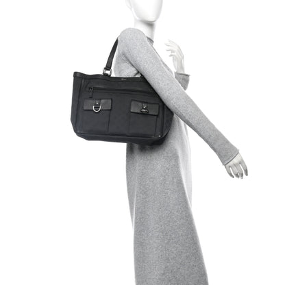 Gucci Monogram Abbey D Ring Tote Black 2 of 10