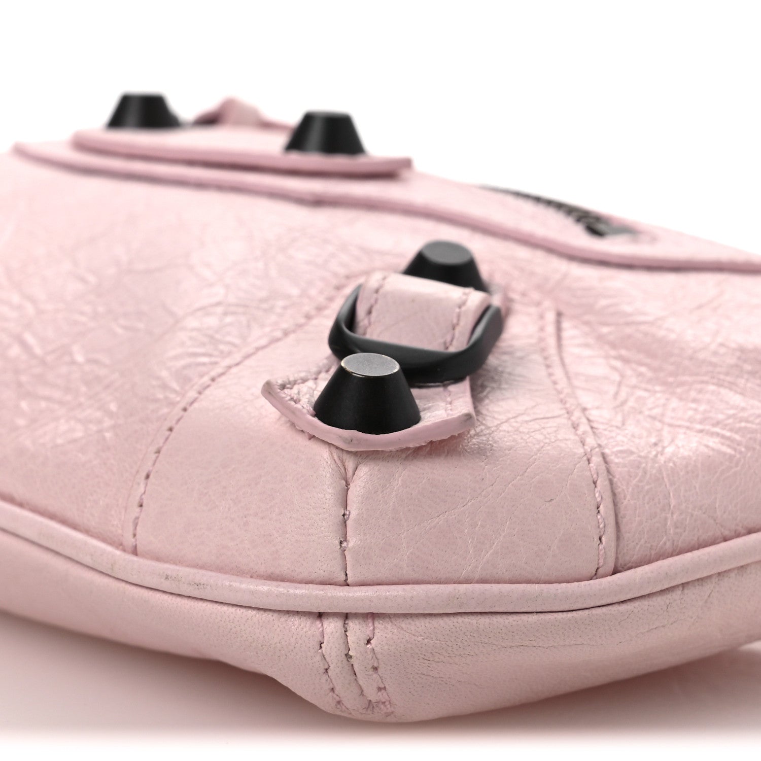 Balenciaga Agneau Arena Classic Hardware Le City Pouch On Strap Petal Pink 10 of 11