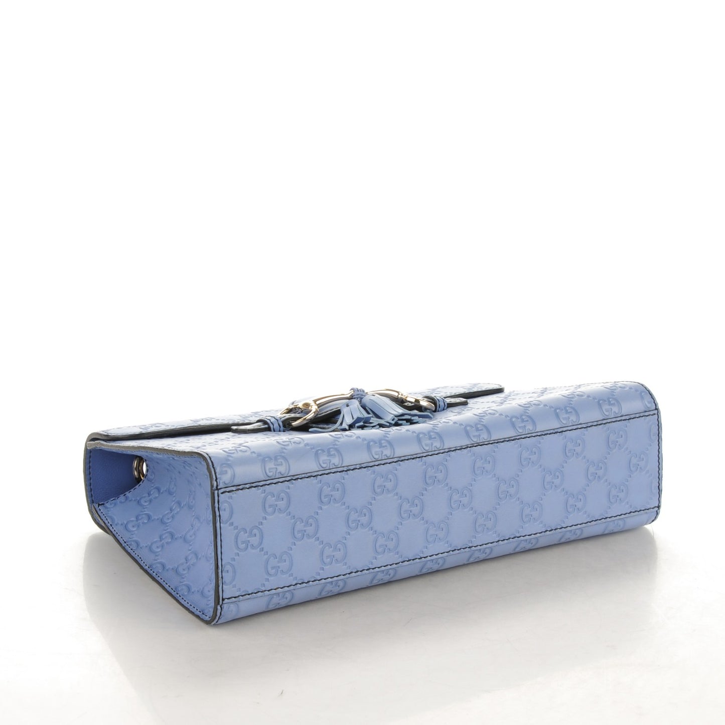 Soft Guccissima Medium Emily Chain Shoulder Bag Mineral Blue