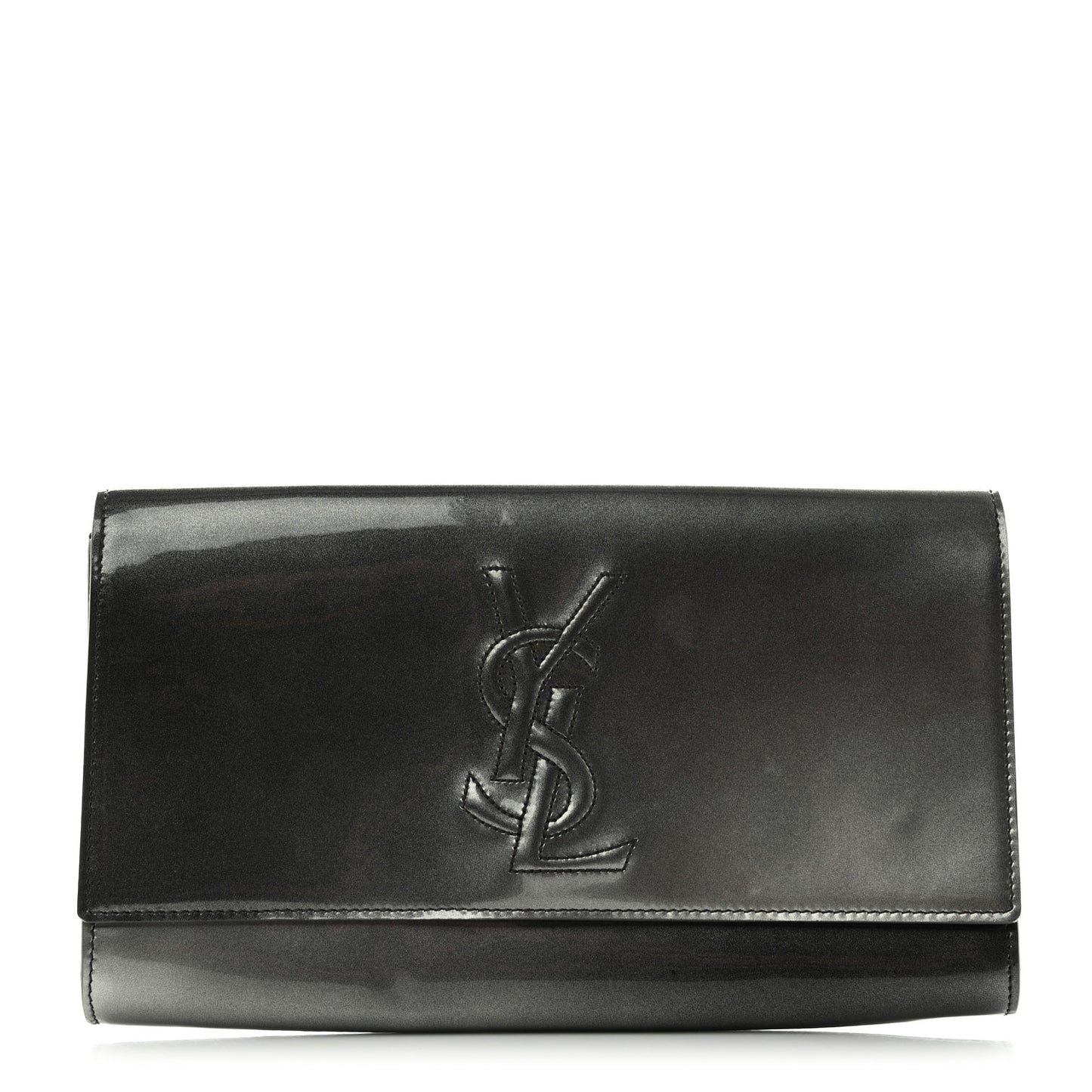 Patent Large Belle De Jour Clutch Grey