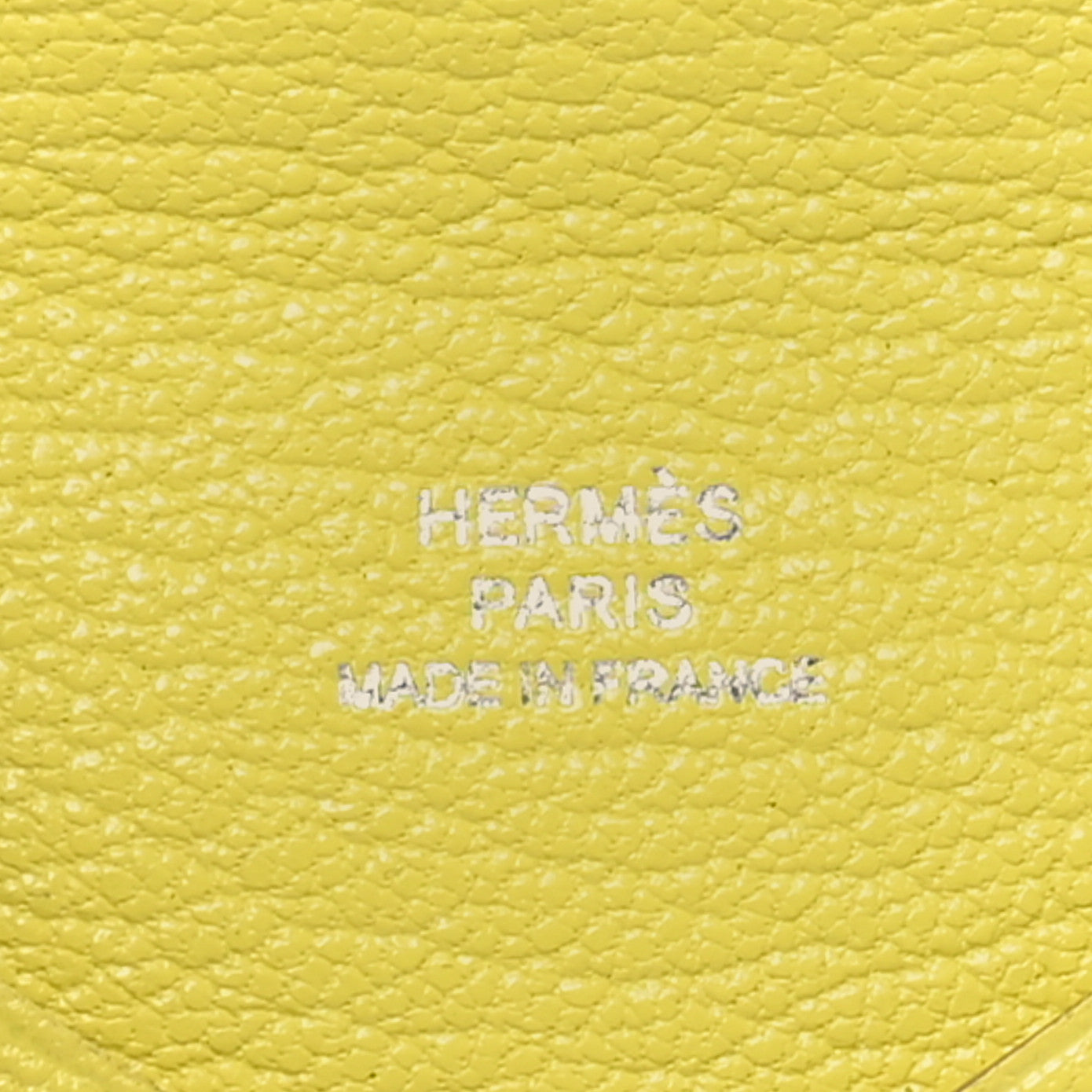 Hermes Chevre Mysore Calvi Card Case Lime 6 of 8