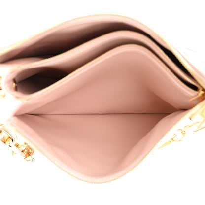 Louis Vuitton Pearlescent Lambskin Embossed Monogram Coussin PM Beige Rose 7 of 13
