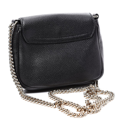 Gucci Pebbled Calfskin Small Soho Flap Crossbody Black 2 of 10