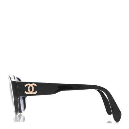 Chanel Acetate CC Sunglasses 01452 Black 3 of 7