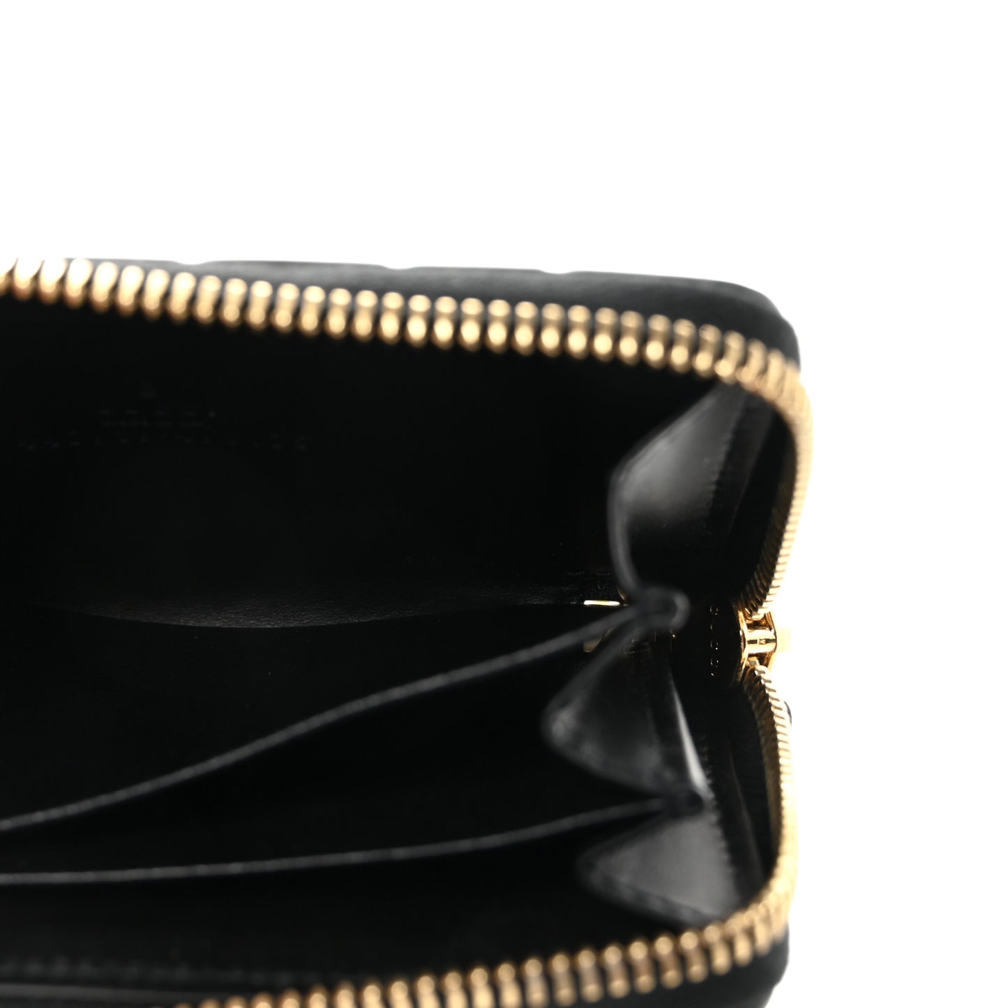 Guccissima Zip Around Coin Purse Wallet Black