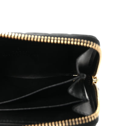 Gucci Guccissima Zip Around Coin Purse Wallet Black 5 of 7