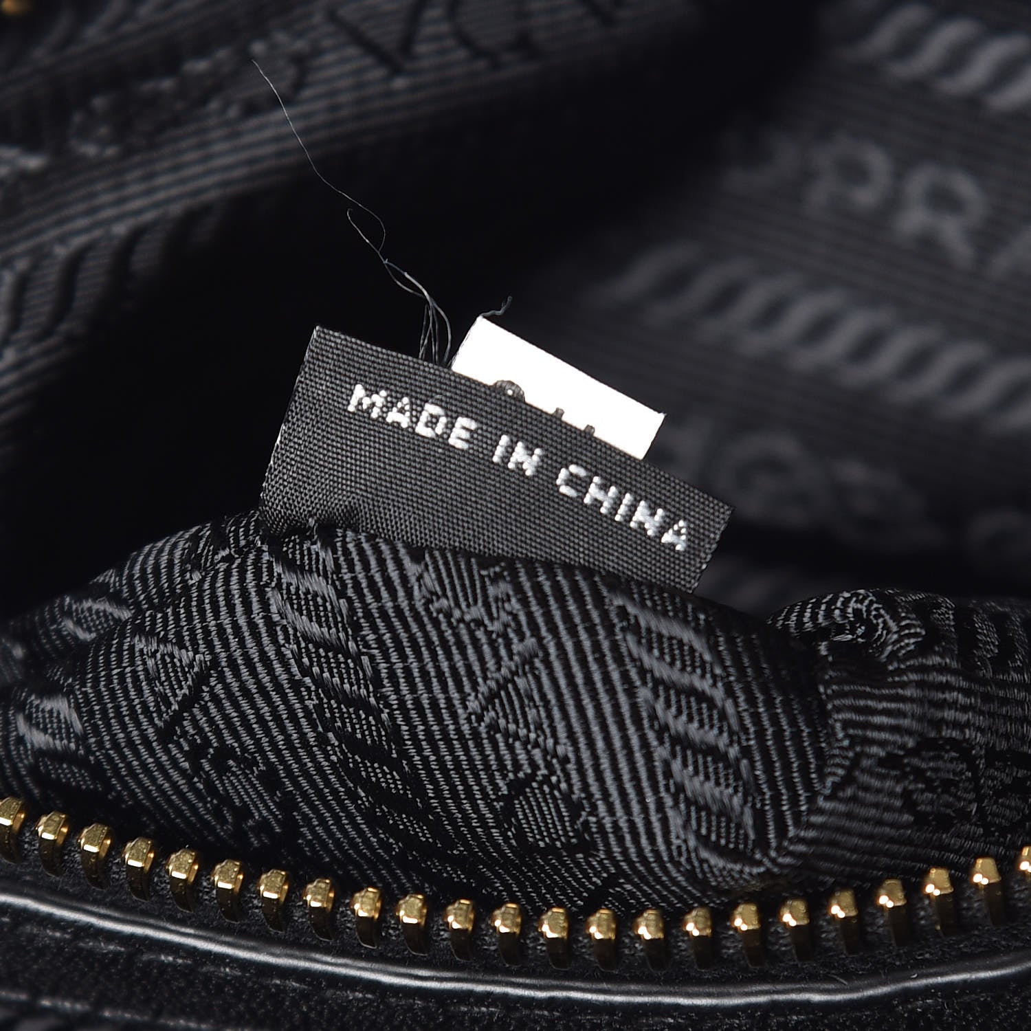 Prada Tessuto Nylon Vitello Daino Tote Black 7 of 10
