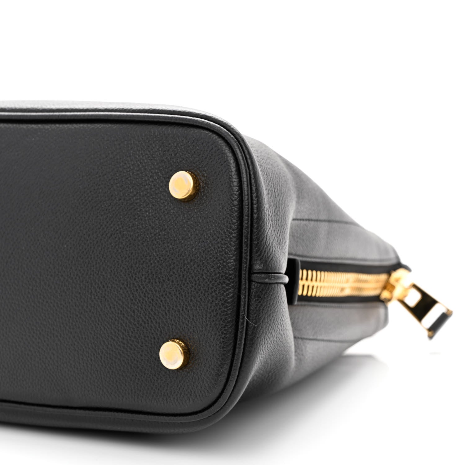 Tom Ford Pebbled Calfskin Medium Jennifer Zip Tote Black 9 of 13