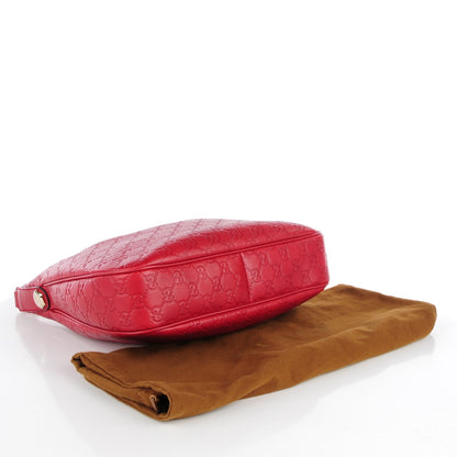 Gucci Guccissima Small Charmy Hobo Red 4 of 7