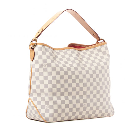 Louis Vuitton Damier Azur Delightful MM Pink 2 of 7