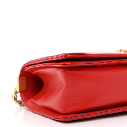 Chanel Snakeskin Medium Boy Flap Red 10 of 14