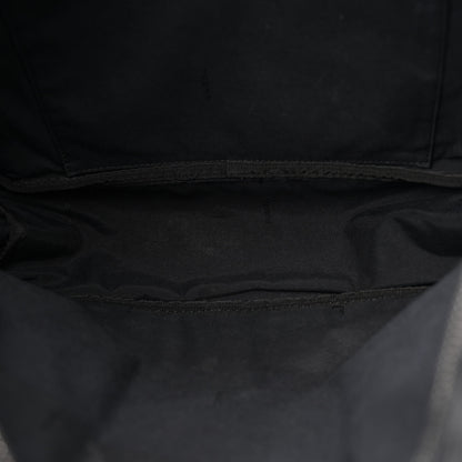 Fendi Glazed Fabric Nylon FF 1974 Diagonal Pouch Pocket Backpack Black Sunflower 5 of 12