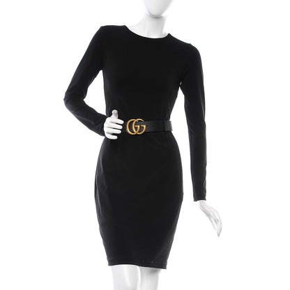 Gucci Calfskin Double G 40mm Belt 75 30 Black 2 of 6