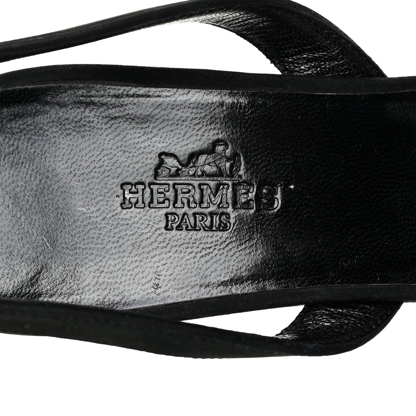 Suede Slingback Sandals 37.5 Black