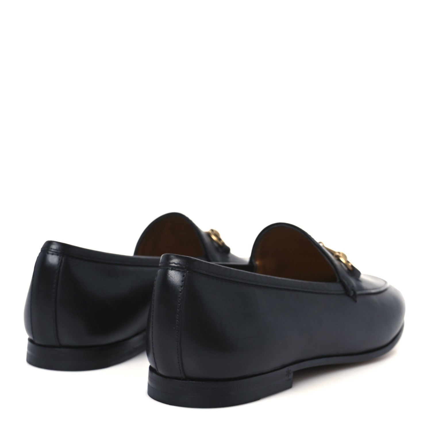 Gucci Calfskin Womens Jordaan Loafers 36 Black 5 of 9
