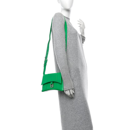 Balenciaga Grained Calfskin XS Downtown Shoulder Bag Vivid Green 2 of 16