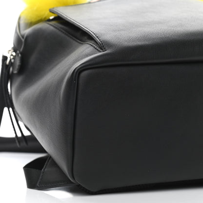 Fendi Vitello Dolce Fox Elaphe Ayers Hypnoteyes Large Backpack Black Giallo Multicolor 8 of 11