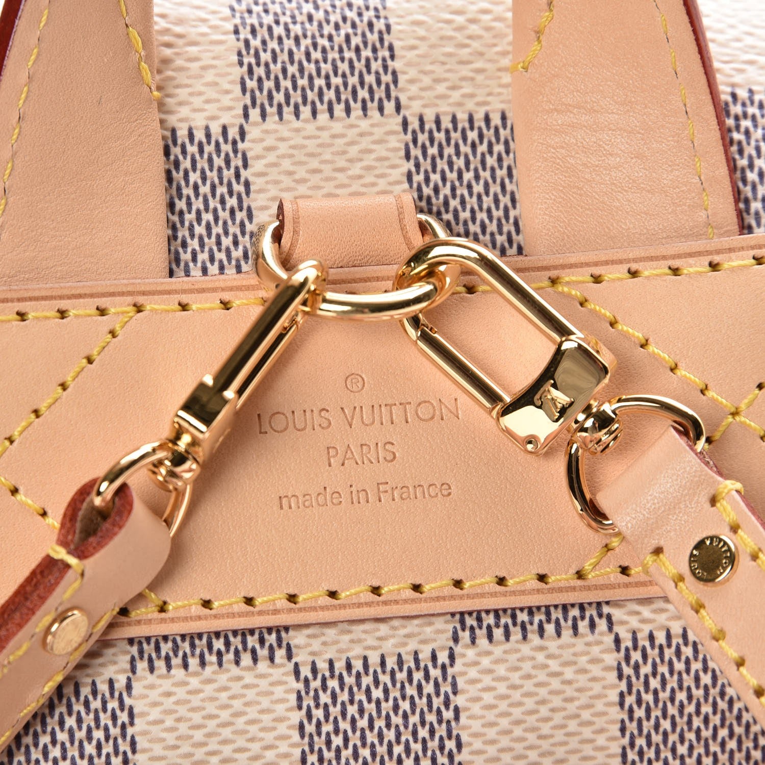 Louis Vuitton Damier Azur Sperone BB Backpack 7 of 8
