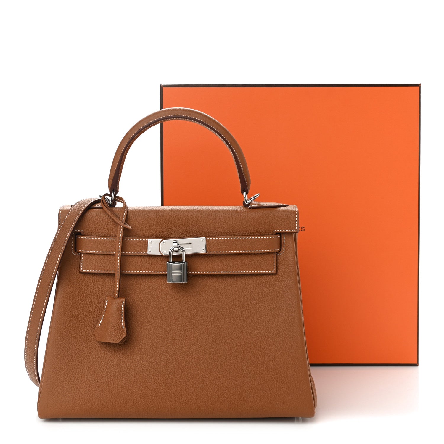 Hermes Togo Kelly Retourne 28 Gold 11 of 11