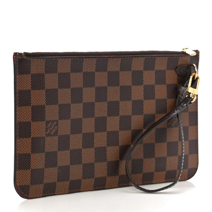 Louis Vuitton Damier Ebene Neverfull MM GM Pochette 3 of 12