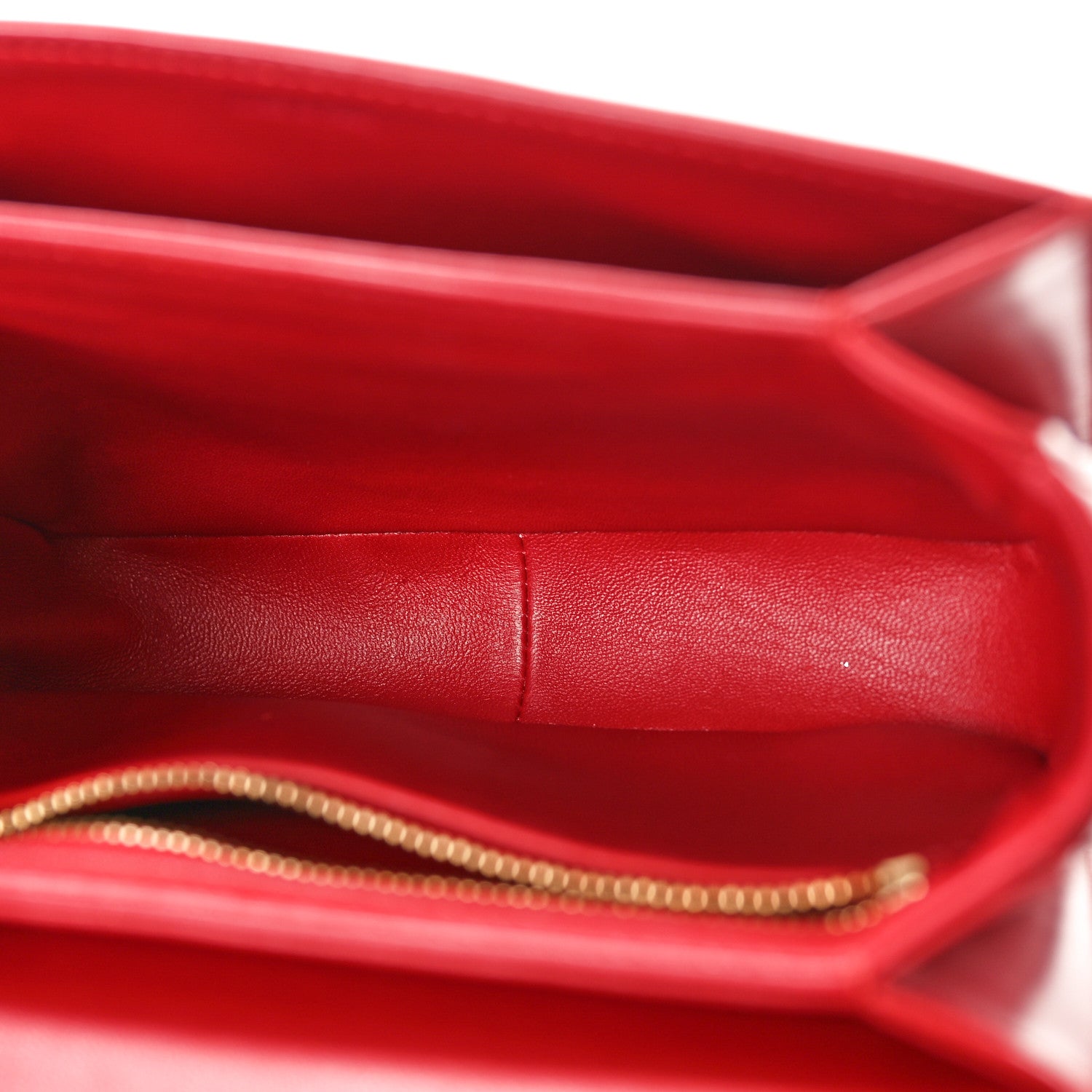 Celine Shiny Calfskin Teen Triomphe Carmin 5 of 10