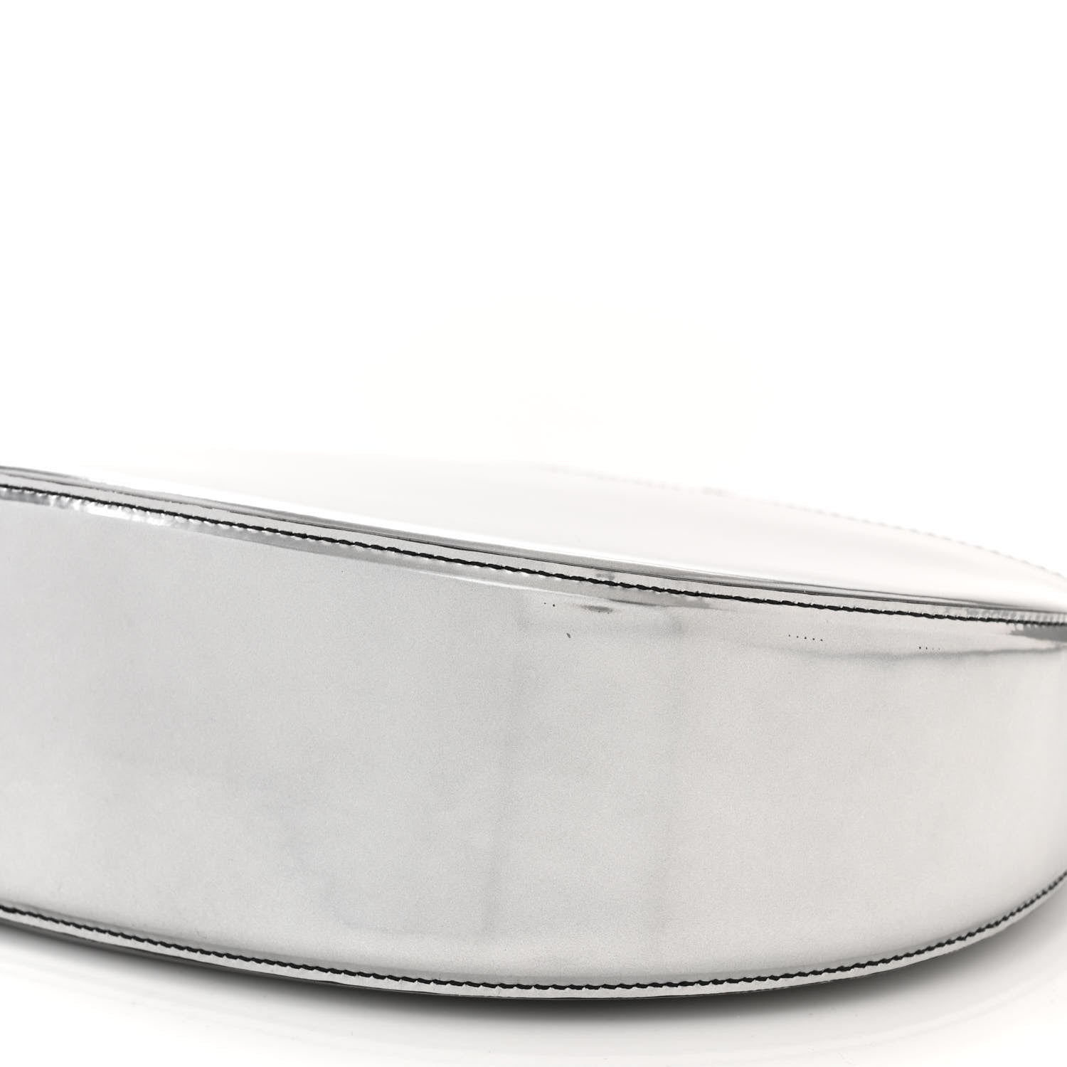 Lanvin Metallic Calfskin Cat Hobo Silver 9 of 10