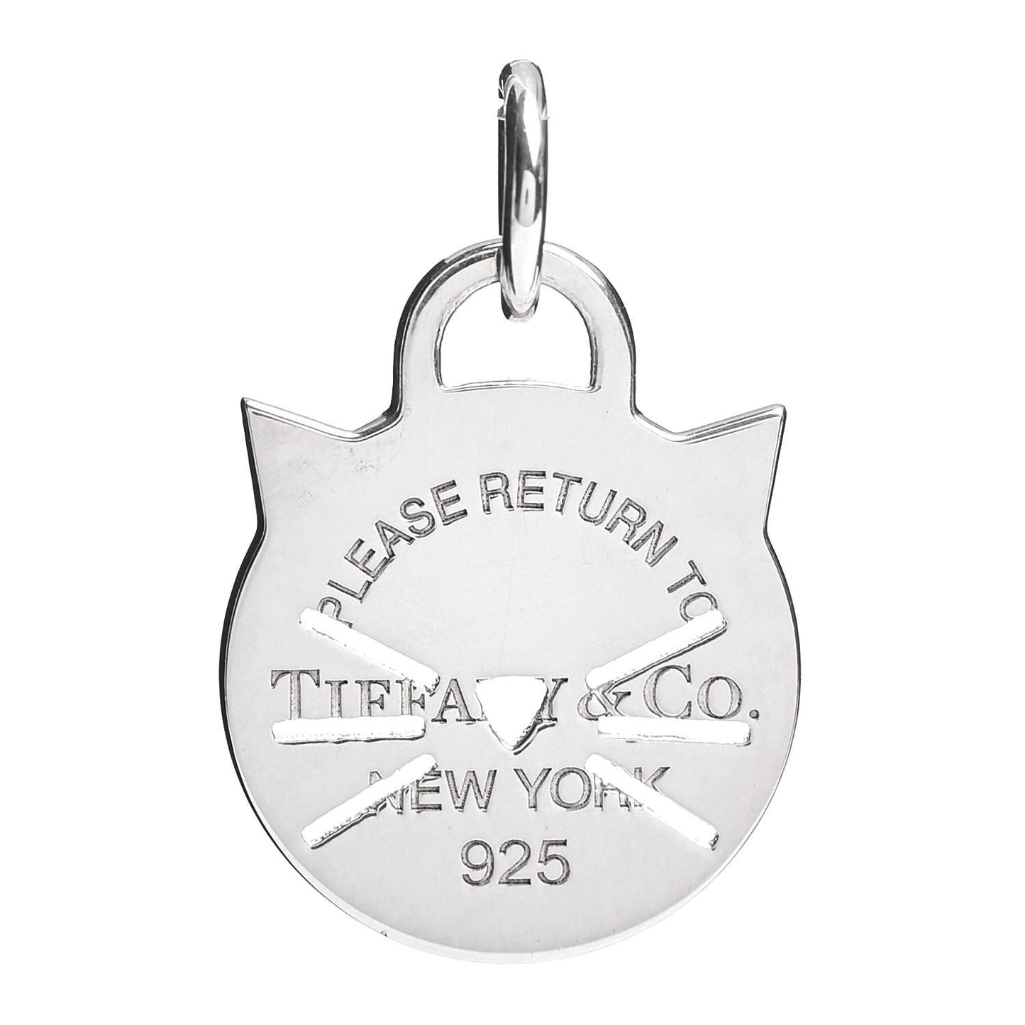 Sterling Silver Return to Tiffany Cat Charm