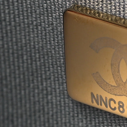 Chanel Denim Quilted Mini Flap Grey 7 of 10