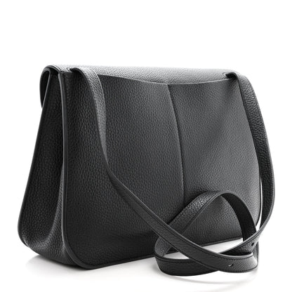 Hermes Taurillon Clemence Halzan 31 GM Black 3 of 10
