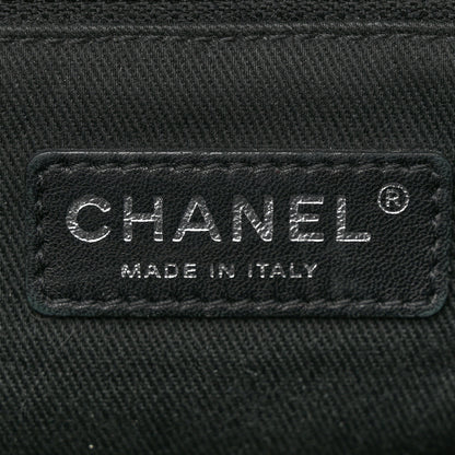 Chanel Goatskin Quilted Large City Rock Flap Black 6 of 10