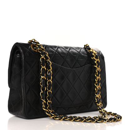 Chanel Lambskin Quilted Small Double Flap Black 3 of 9