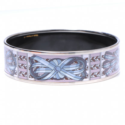 Hermes Enamel Printed Rubans du Cheval Wide Bracelet 70 Colorise 3 of 5