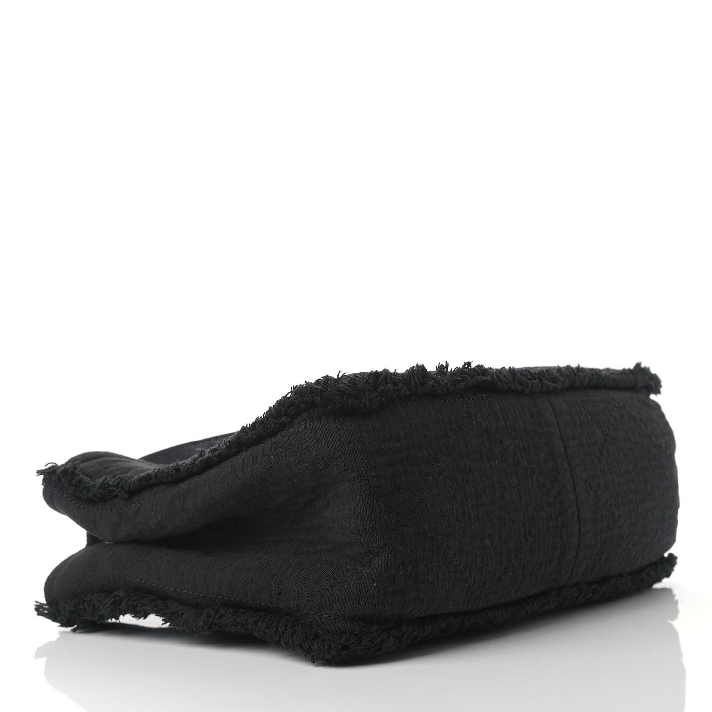 Canvas Extra Large Double Face Shopping Tote Black