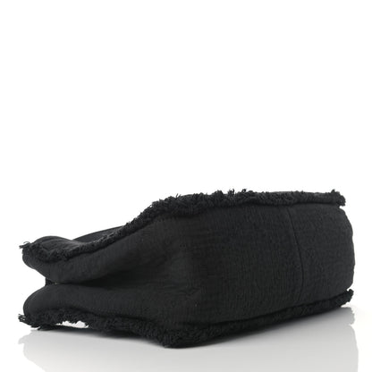 Chanel Canvas Extra Large Double Face Shopping Tote Black 3 of 9