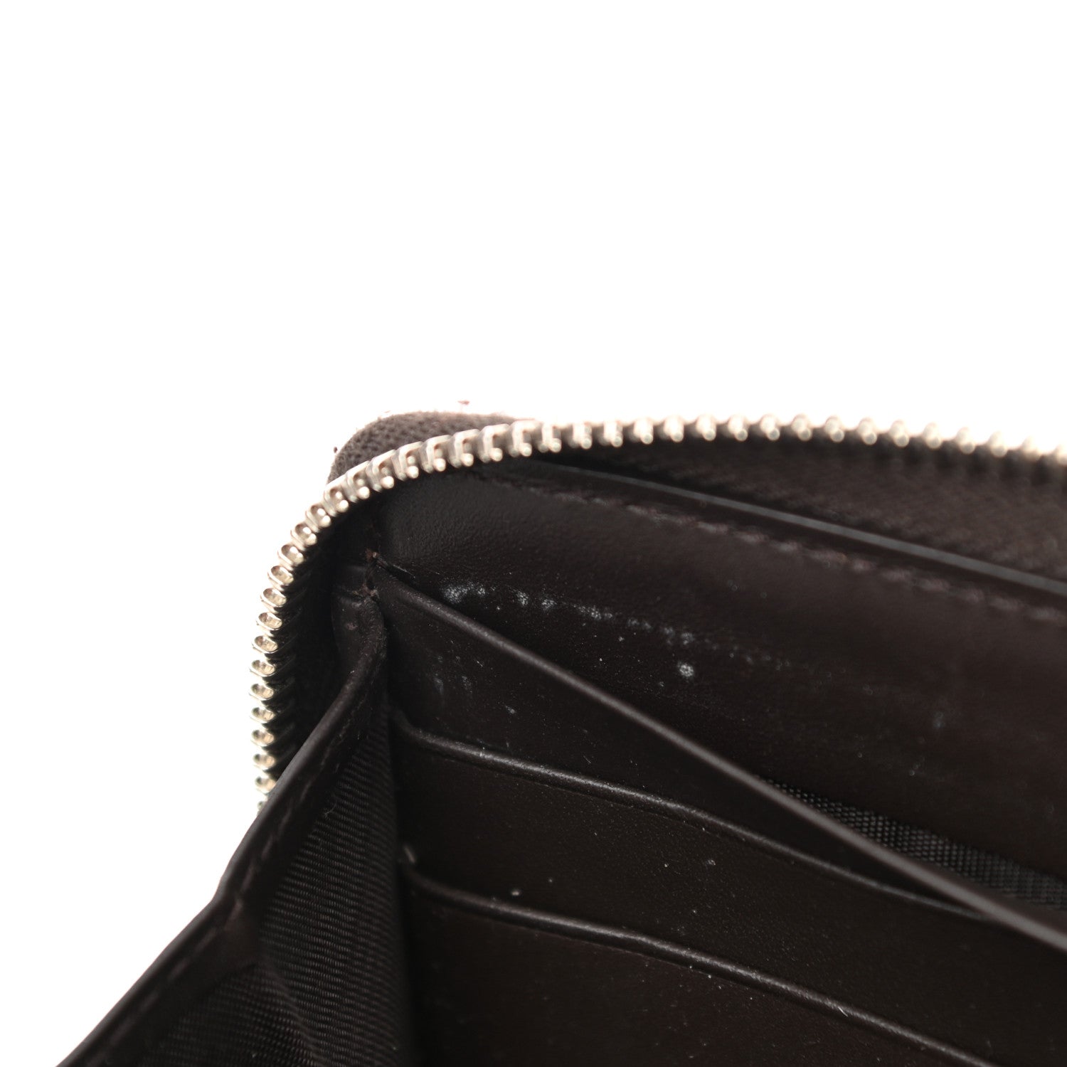 Gucci GG Supreme Monogram Web Bee Zip Around Wallet Beige Cocoa 12 of 12