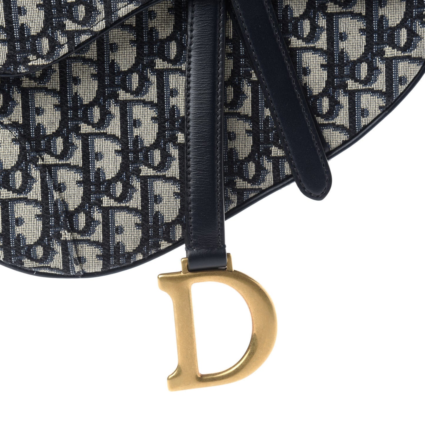 Oblique Saddle Bag Blue