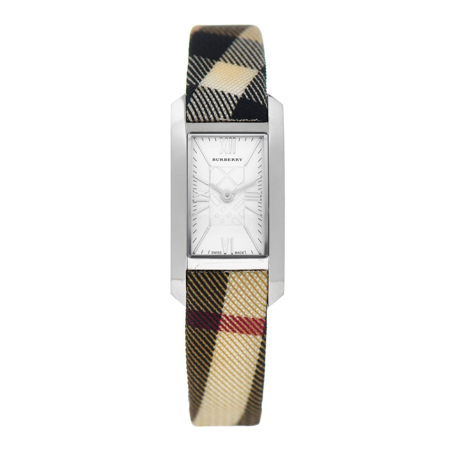 Burberry Stainless Steel Calfskin 20mm Heritage Nova Check Quartz Watch BU9503 1 of 4