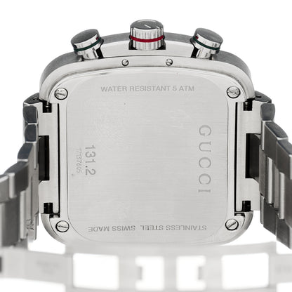 Gucci Stainless Steel 44mm G Coupe Square Chronograph Quartz Watch Silver 4 of 4