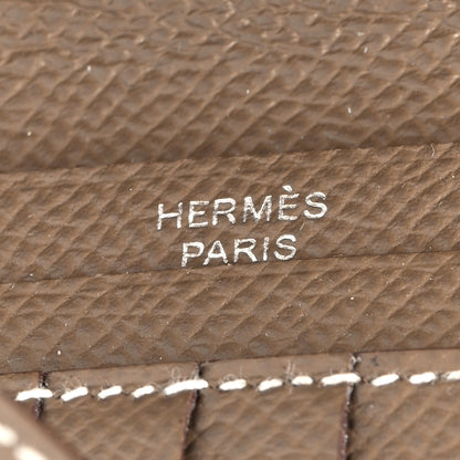 Hermes Epsom Bearn Compact Wallet Etoupe 6 of 8
