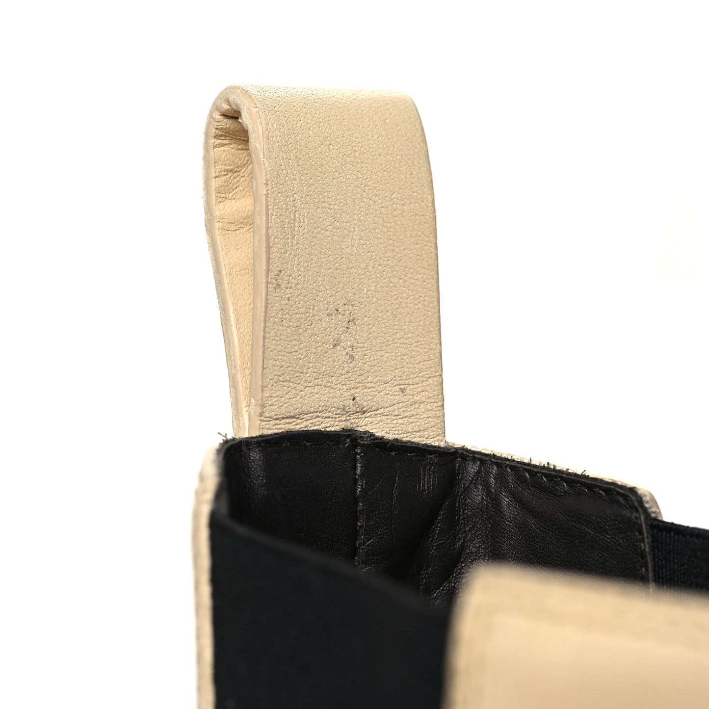 Calfskin The Tire Chelsea Boots 40.5 Vaseline Black Transparent