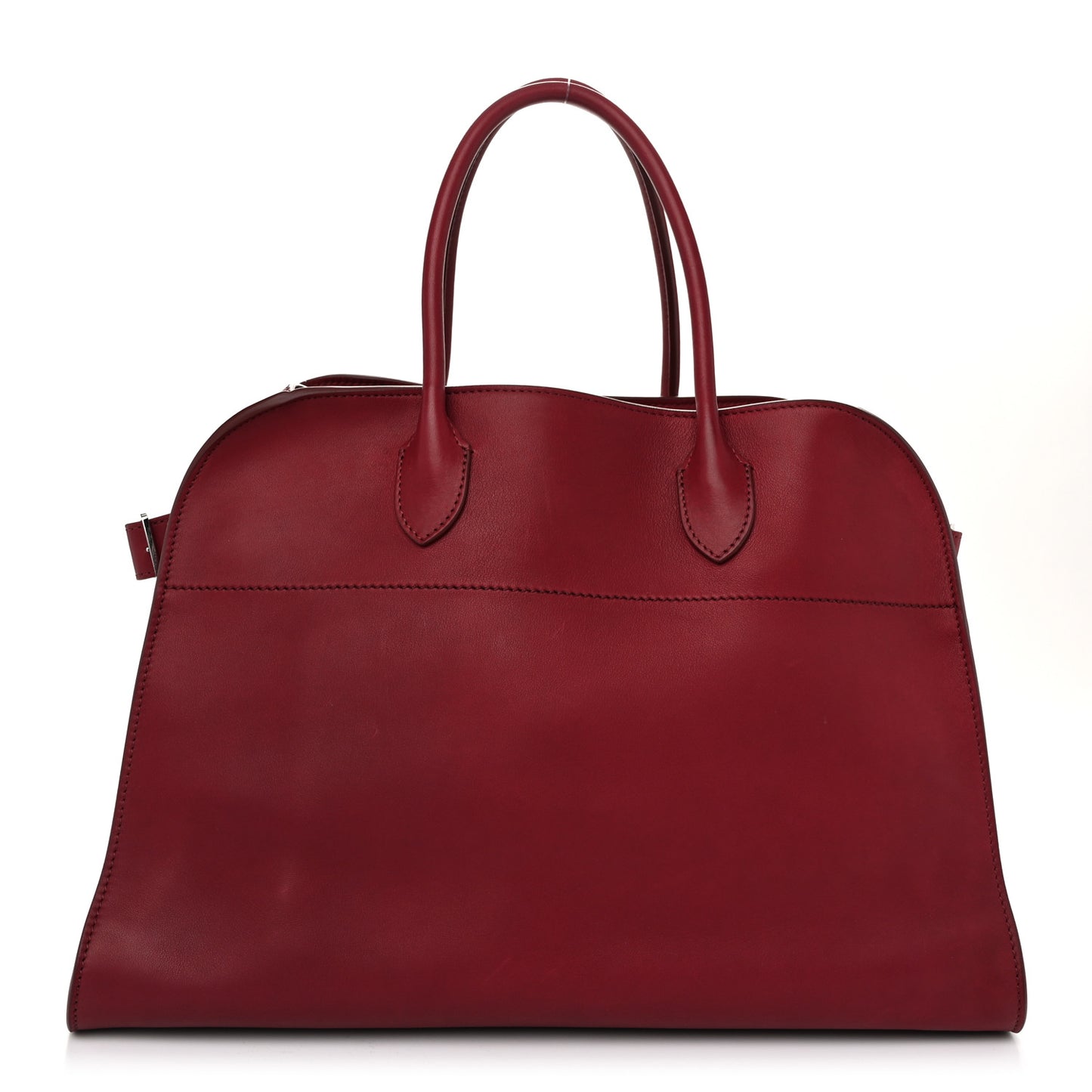 Polished Saddle Calfskin Soft Margaux 15 Amaranto