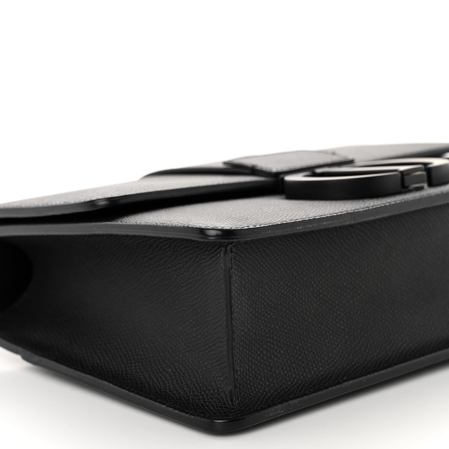 Christian Dior Ultra Matte Grained Calfskin 30 Montaigne Flap Bag Black 8 of 9