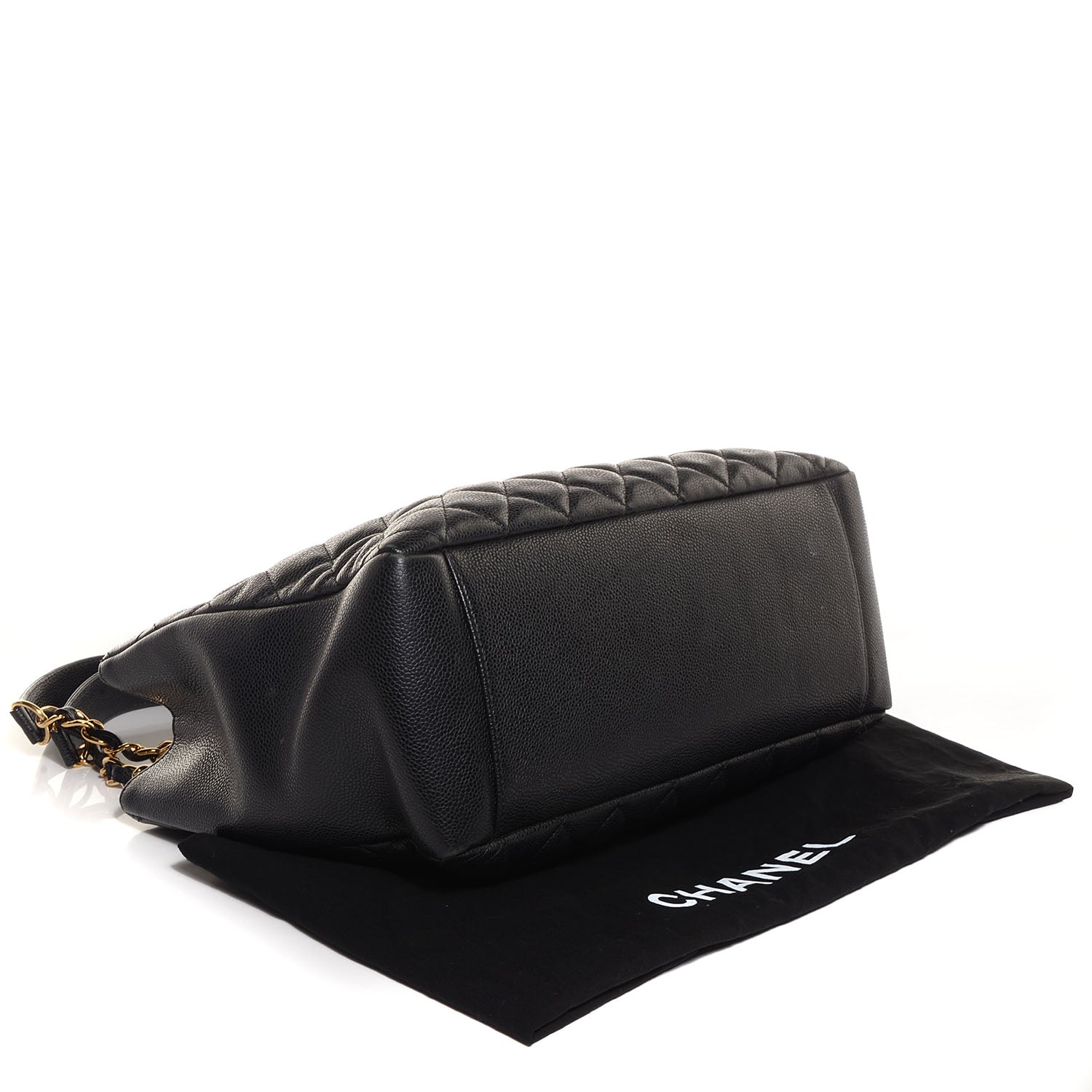 Chanel Caviar Grand Shopping Tote GST Black 4 of 7