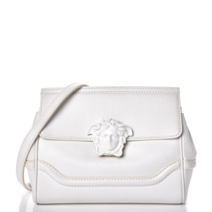 Versace Calfskin Palazzo Empire Crossbody Bag White 14 of 23