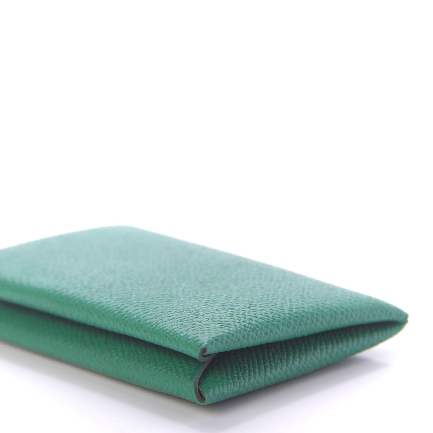 Epsom Calvi Card Case Vert Vertigo