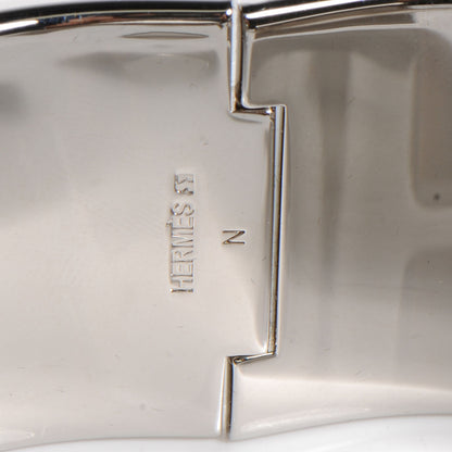 Hermes Enamel Extra Wide Clic Clac H Bracelet PM Black 4 of 5