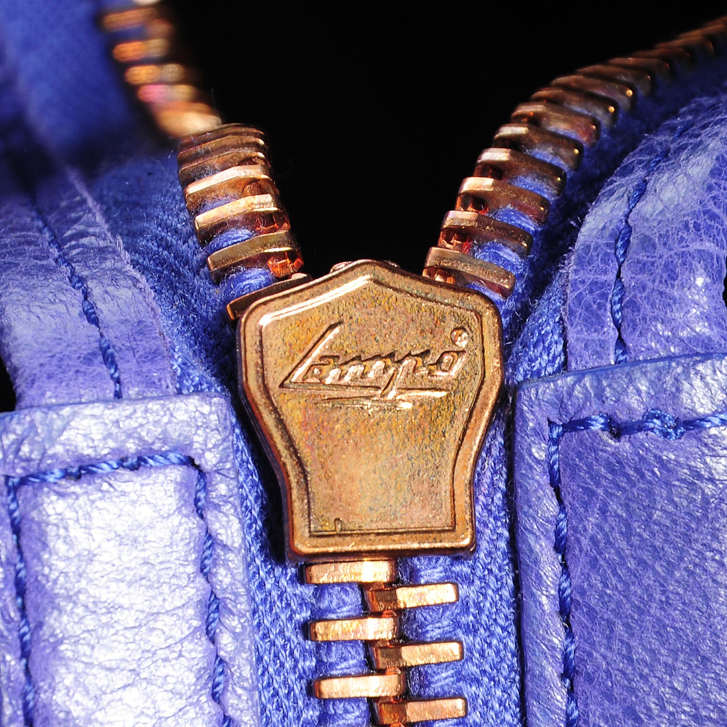 Balenciaga Agneau Giant 21 Rose Gold Hardware City Bleu Lavande 12 of 15