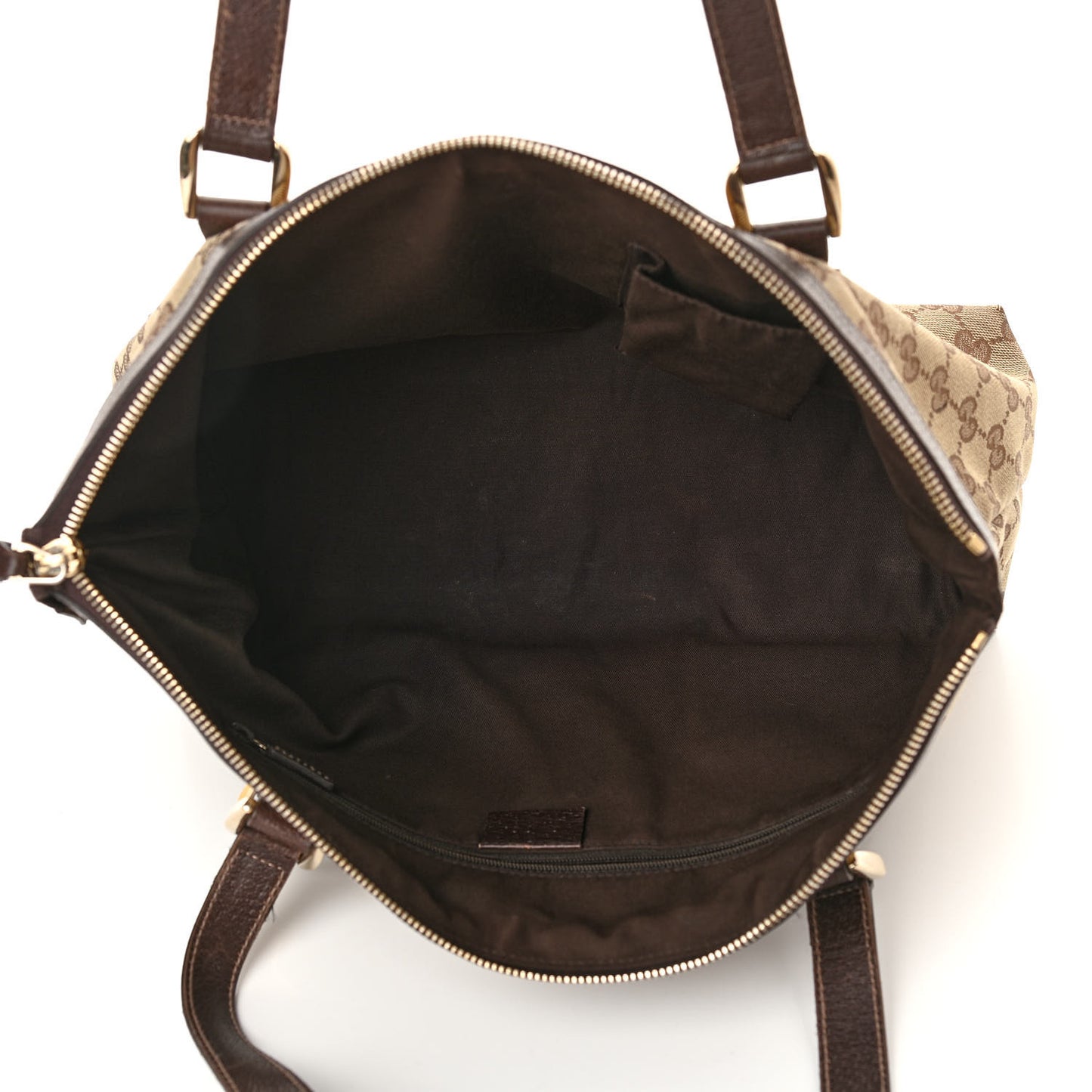 Monogram Medium Abbey Tote Dark Brown