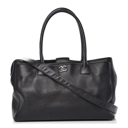 Chanel Calfskin Cerf Executive Shopper Tote Black 1 of 19